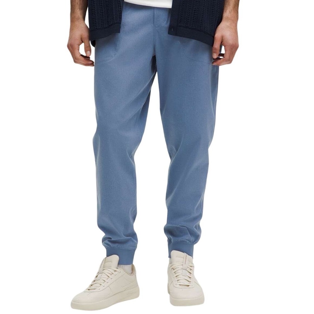 Lululemon Mens ABC Jogger Woven Air Blue LM5AXMS Tapered Athletic Pants Sz Large